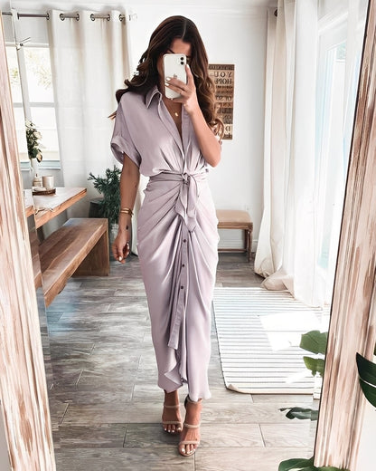 Antoinette - Rochie lungă stilată pentru femei