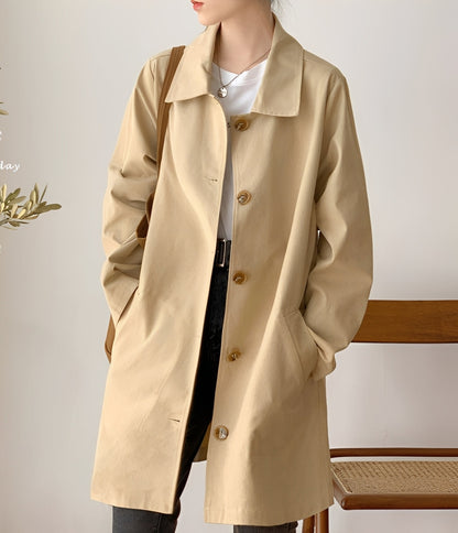 Rachael - Trenci casual cu un singur rând pentru dame