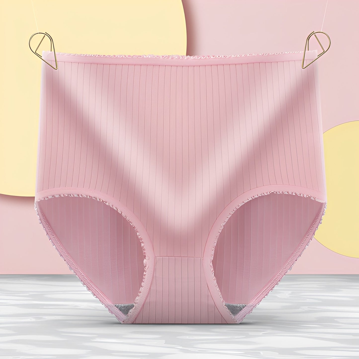 Jodie - Lenjerie intimă simplă cu talie înaltă pentru femei