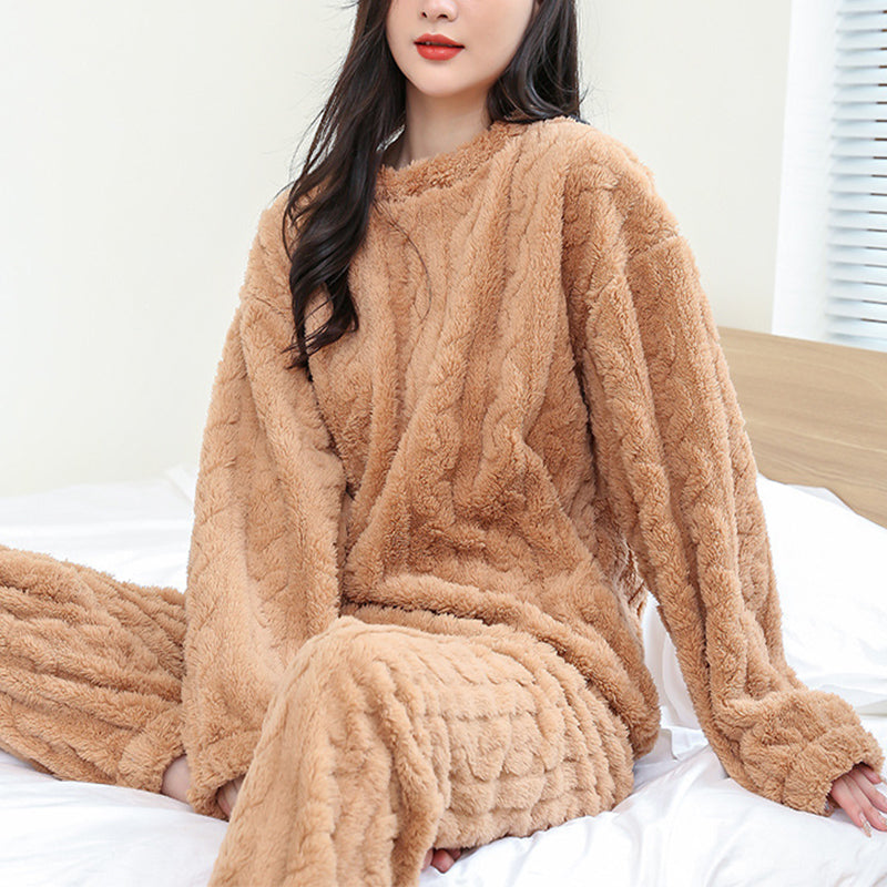Kathryn - Pijamale confortabile, din fleece moale pentru femei