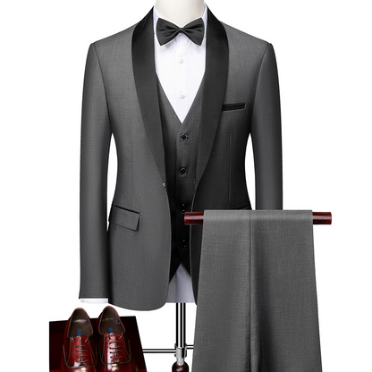 Jerald - Set costum lejer 3 piese pentru bărbați