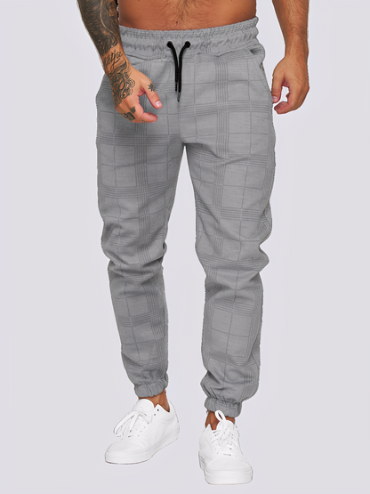 Jaeden - Stil pantaloni carouri pentru bărbați