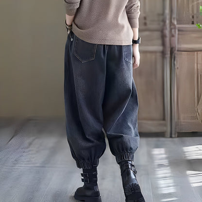 Shyanne - Blugi clasici cu talie elastică pentru femei