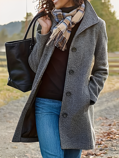 Jaclyn - Manta tweed modernă, versatilă pentru dame