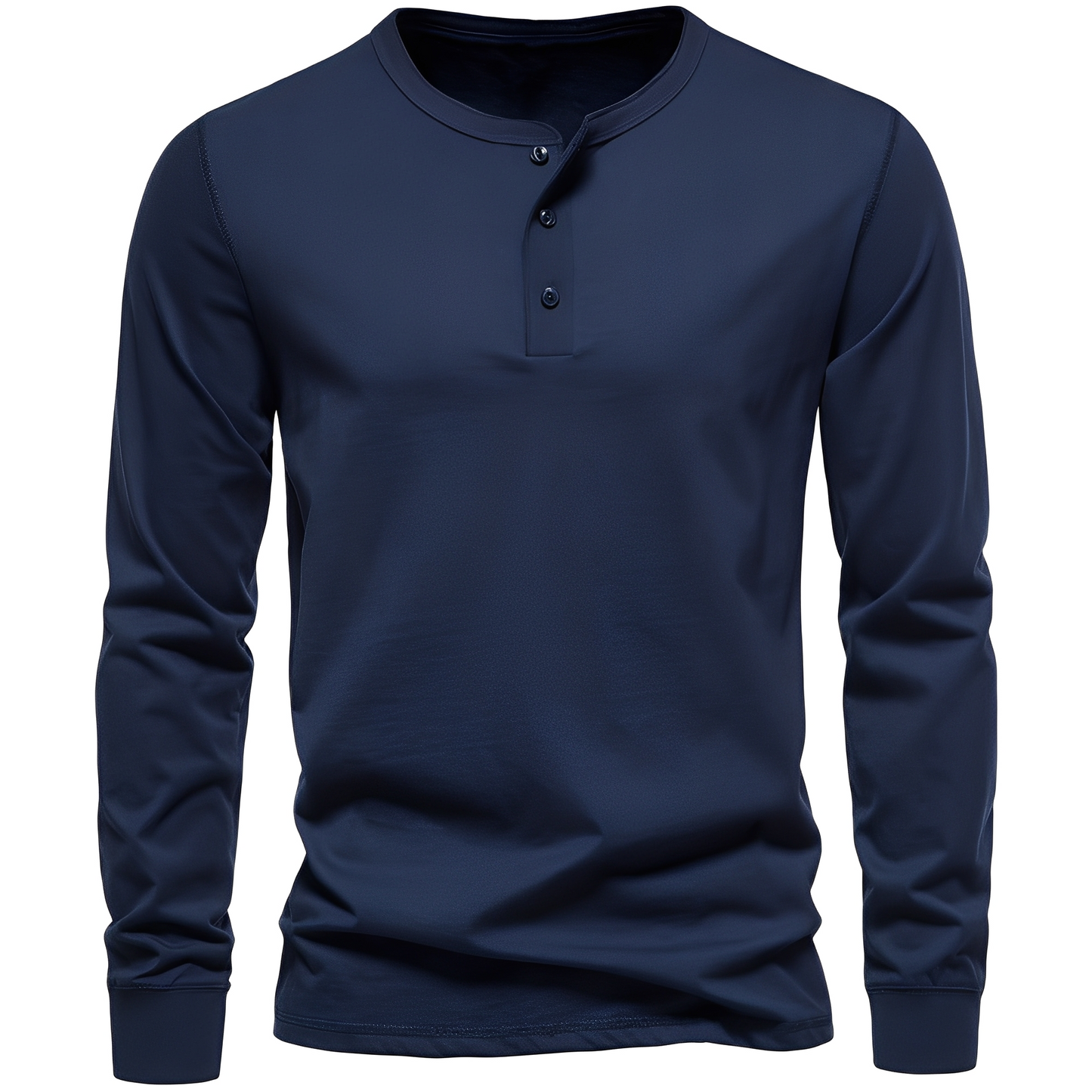 Nowell - Cămașă cu mânecă lungă, moale și lejeră pentru bărbați