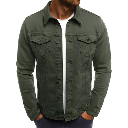 Steven - Jeansjacke stilată cu tasuri pentru bărbați