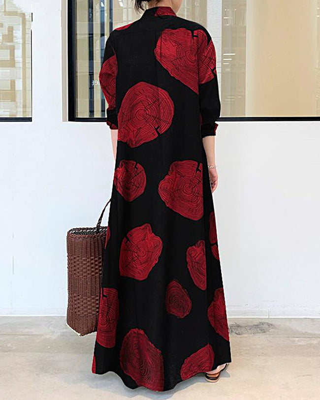 SunlitSerenity - Rochie Maxi din In