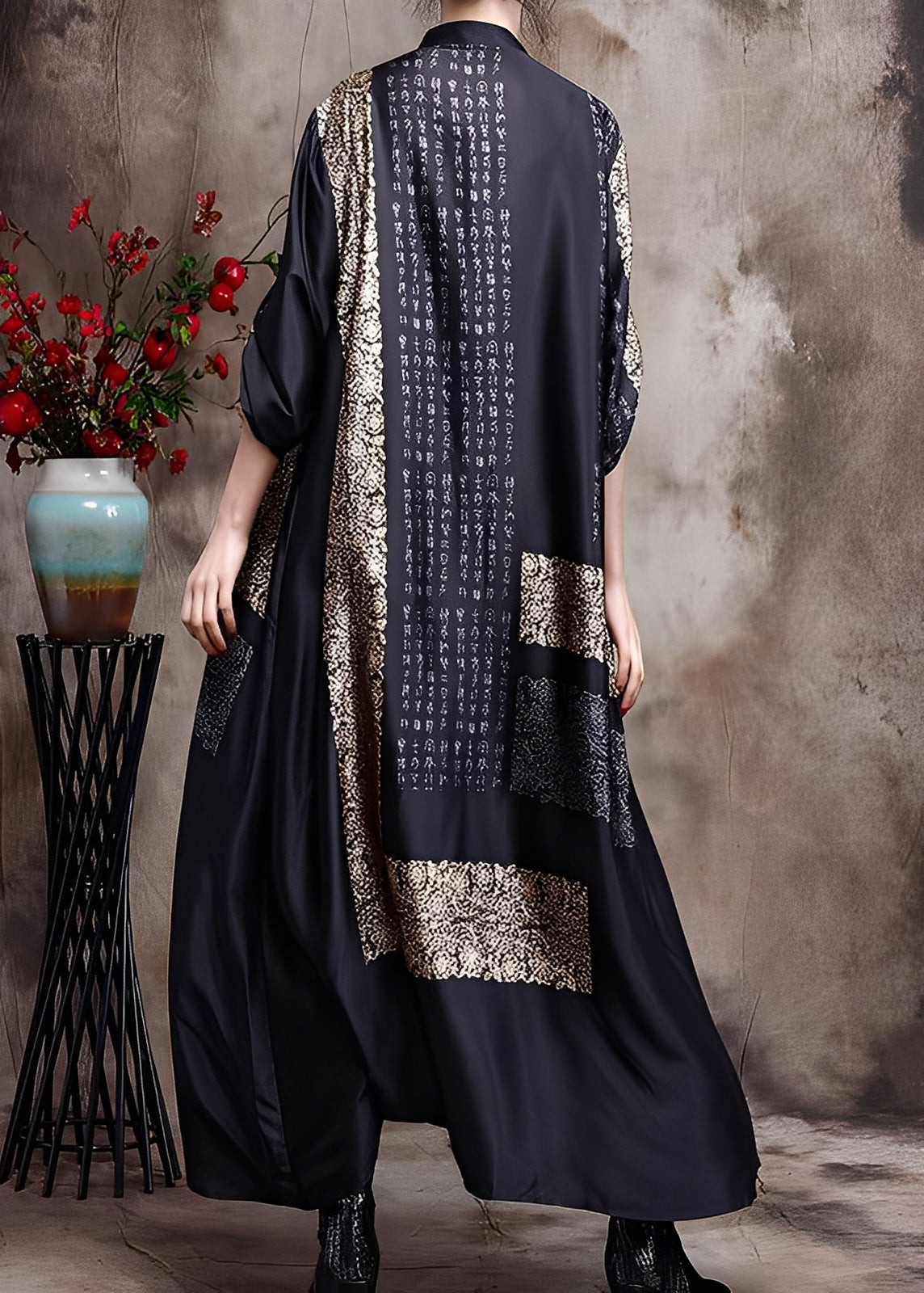 Collins - Rochie lungă elegantă cu print pentru femei