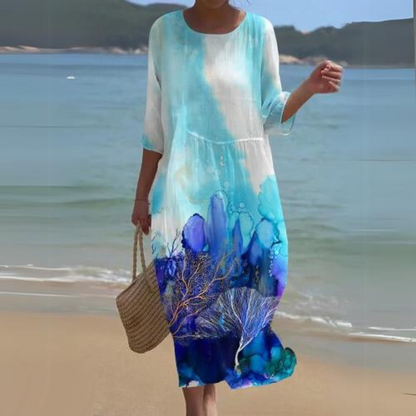 Alina – Rochie Midi Fluidă
