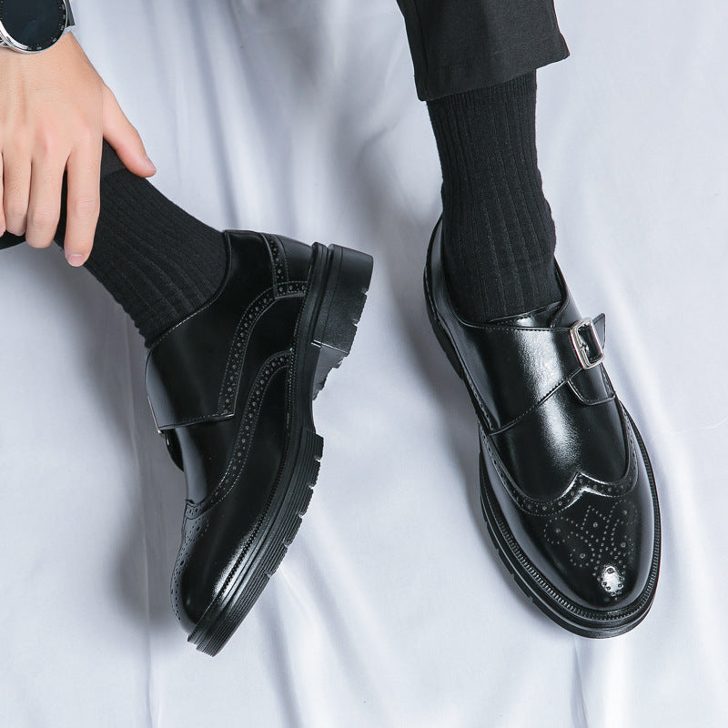 Jasper - Pantofi formali din piele cu cataramă pentru bărbați