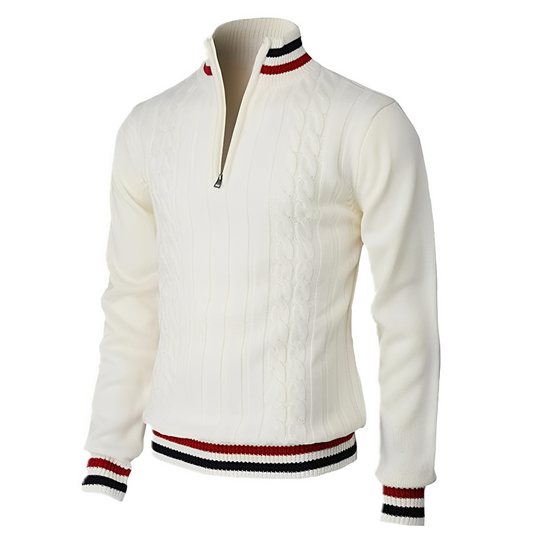 Jerry - Pulover stilizat cu guler înalt pentru bărbați