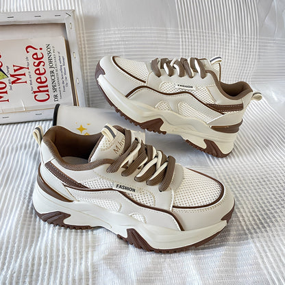 Sophie - Sneaker stilati cu talon gros pentru dame