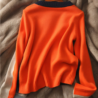 Allie - Pulover stilat cu dungi pentru femei