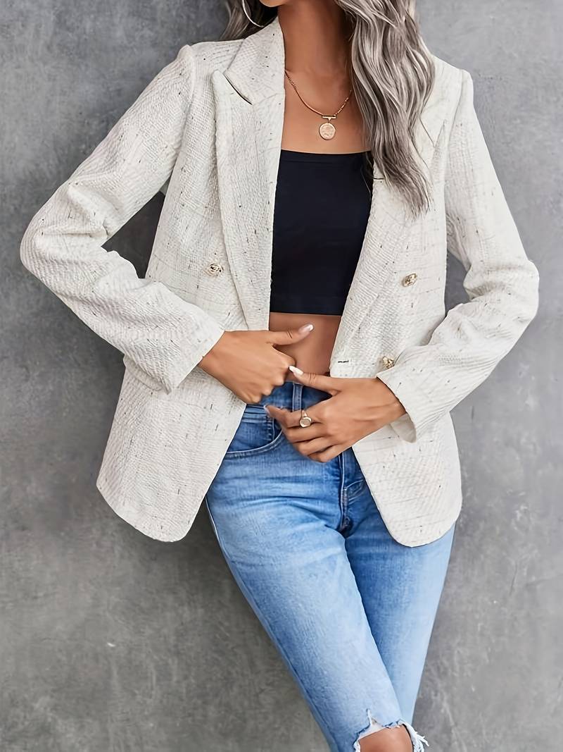 Abby – Blazer Clasic cu Rever Elegant