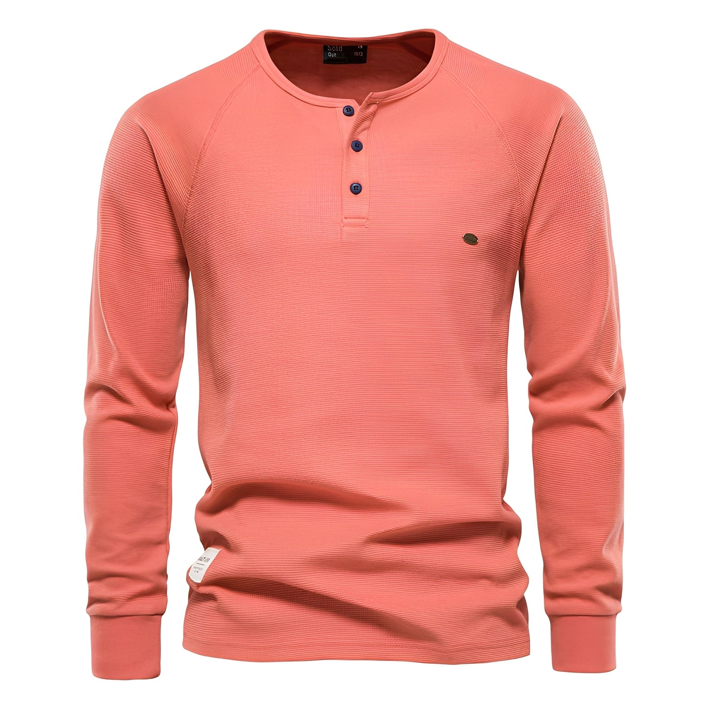 Joachim - Cămașă bărbătească cu mâneci lungi din țesătură texturată