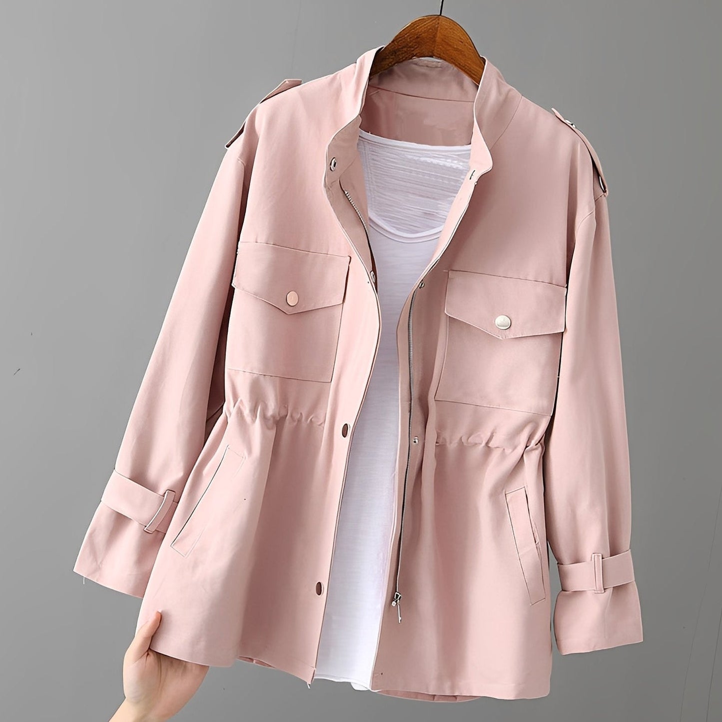 Emmie - Jachetă utilitară stilată, cambrată pentru femei