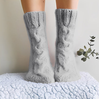 Dorothy - Șosete de lână tricotate calde pentru femei