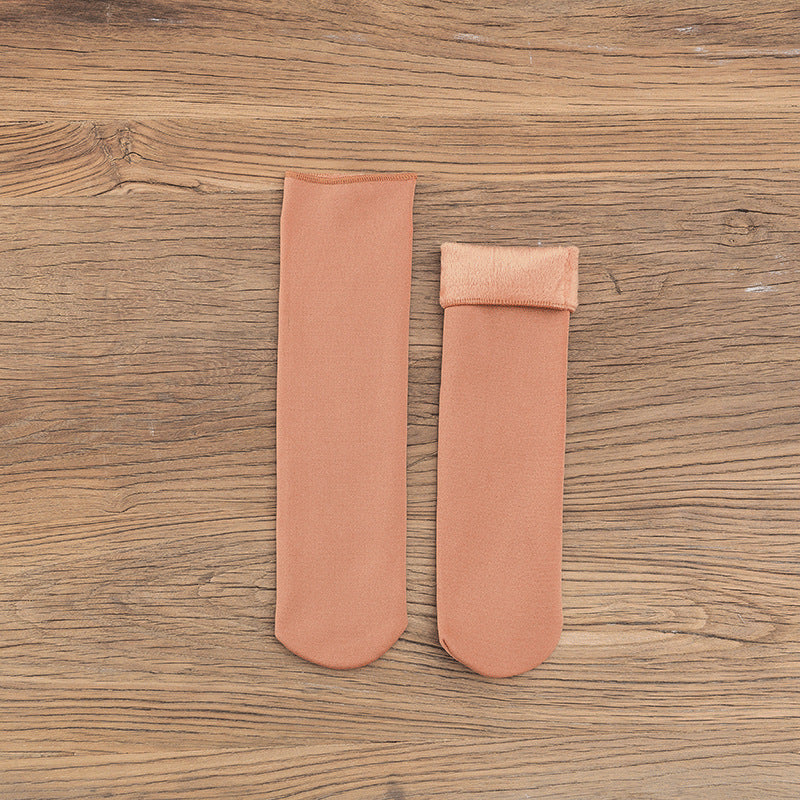 Gloria - Șosete de zăpadă din catifea caldă pentru femei