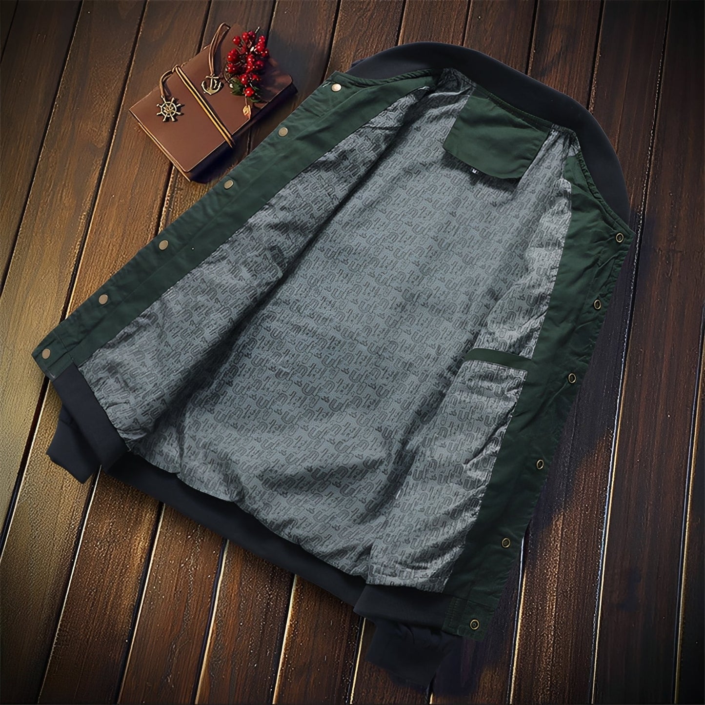 Jenson - Moderna Bomberjacke cu dungi pentru bărbați