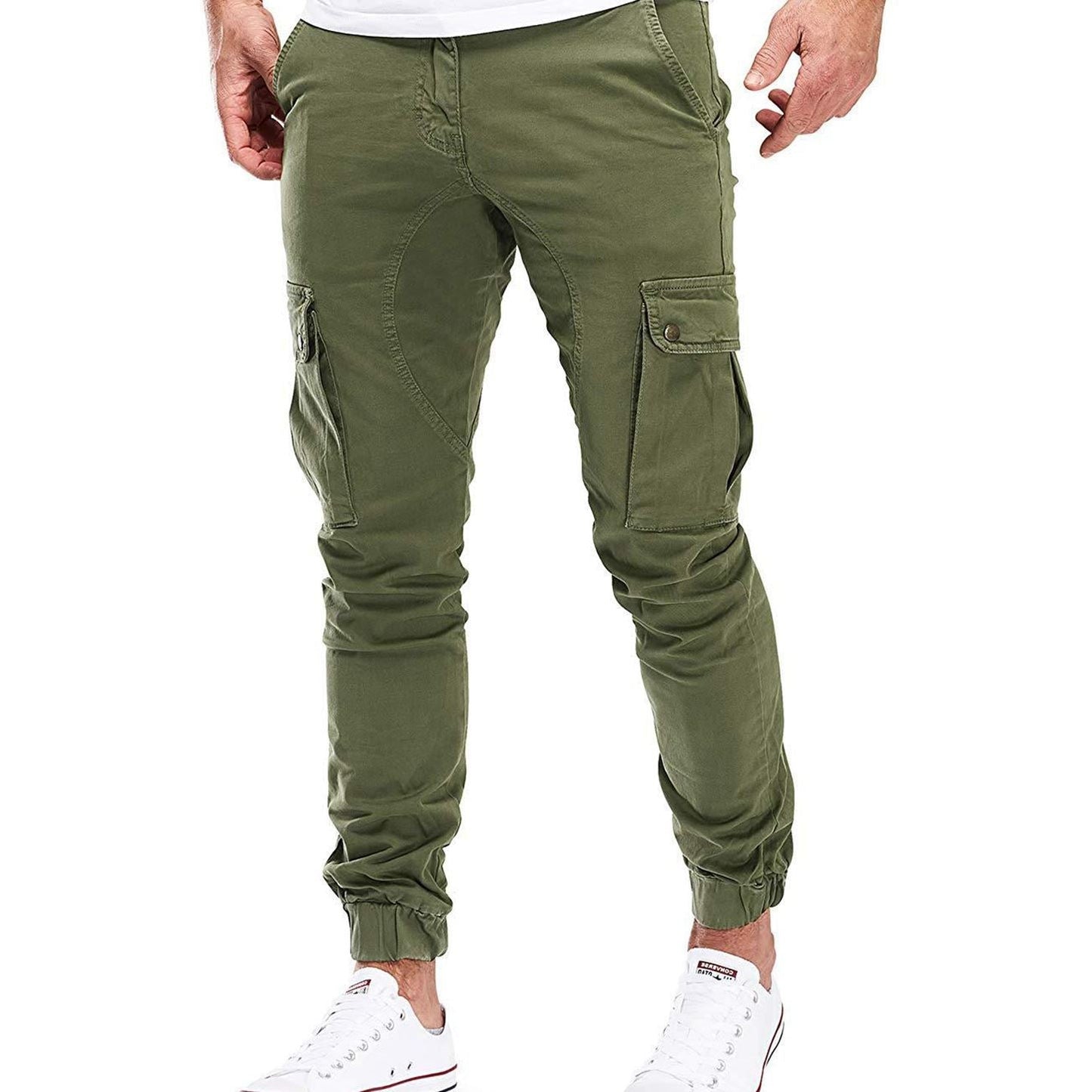Ashton - Pantaloni cargo casual, funcționali pentru bărbați