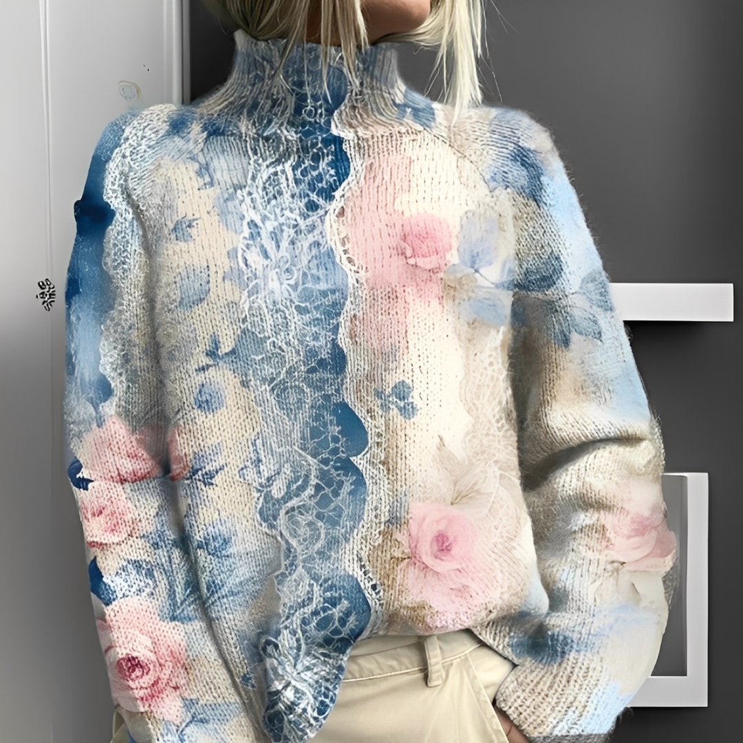 Olivia - Pulover pentru femei cu guler rulat și confortabil