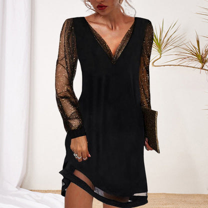 Matilda – Rochie de seară clasică cu decolteu în V