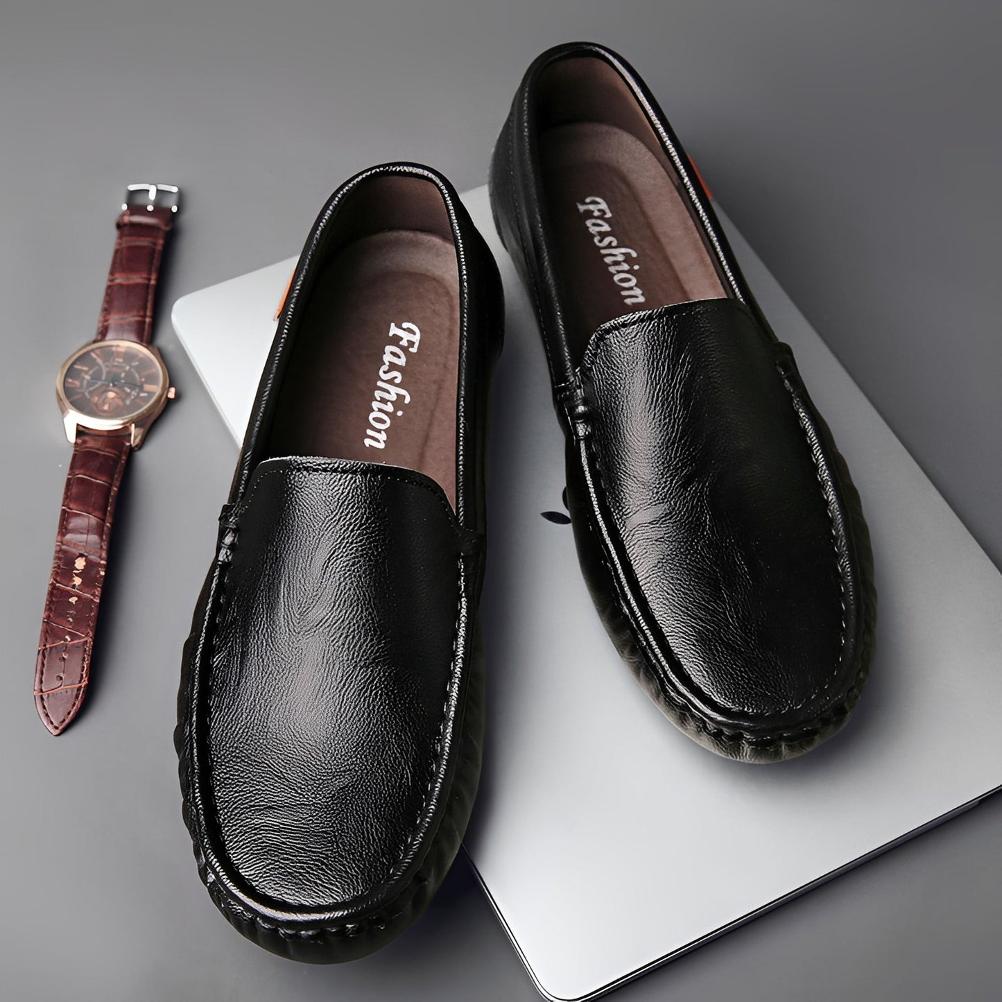 Jacob - Eleganți, casual din piele pentru bărbați