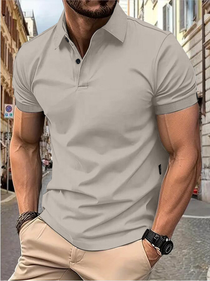 Blake - Tricou polo de vară pentru bărbați cu croială subțire