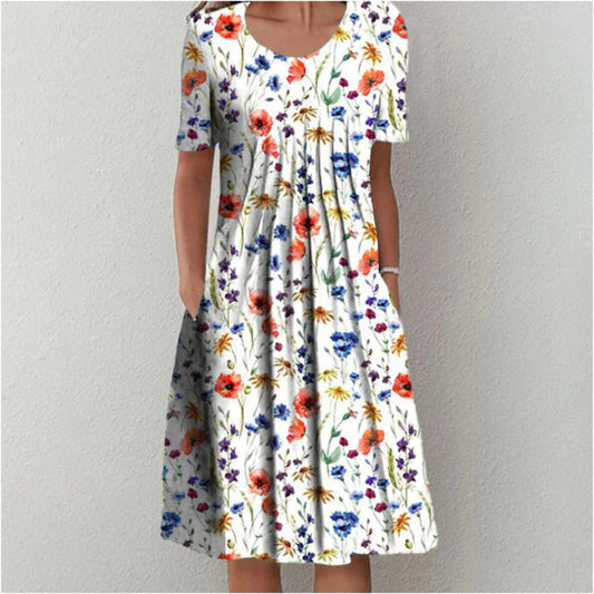 Erin – Rochie rafinată cu imprimeu floral delicat