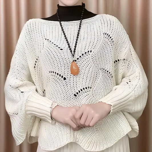 Celestine - Pulover termo cu mâneci largi pentru femei