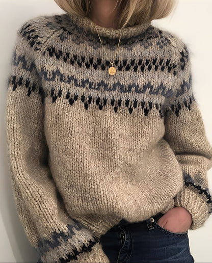 Macey - Pulover gros tricotat pentru dame