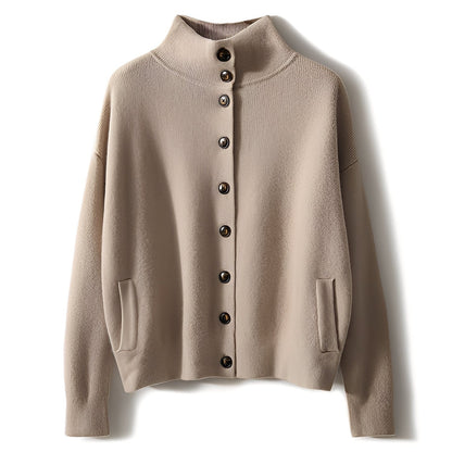 Evelynn - Pulover tricotat elegant cu guler înalt pentru femei