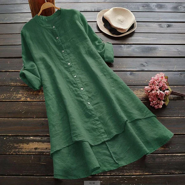 Maggie - Rochie de Vară din In Răcoros și Confortabil