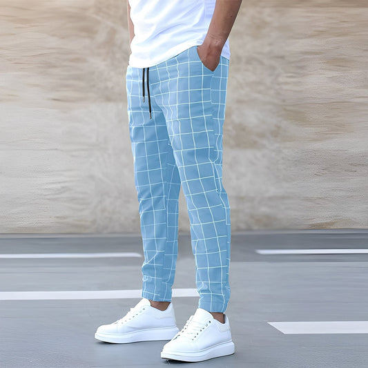 Raynard - Pantaloni casual cu carouri pentru barba?i