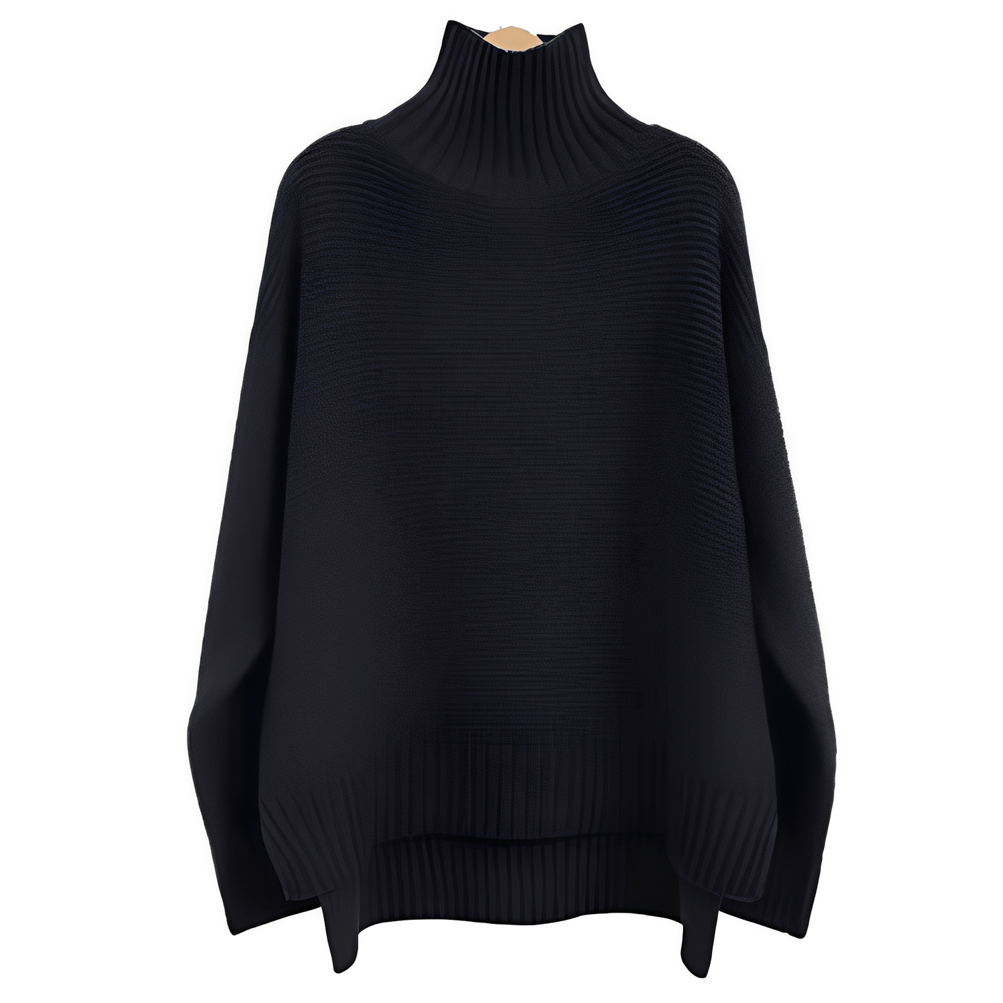 Sally - Pulover elegant cu guler înalt din lână pentru femei