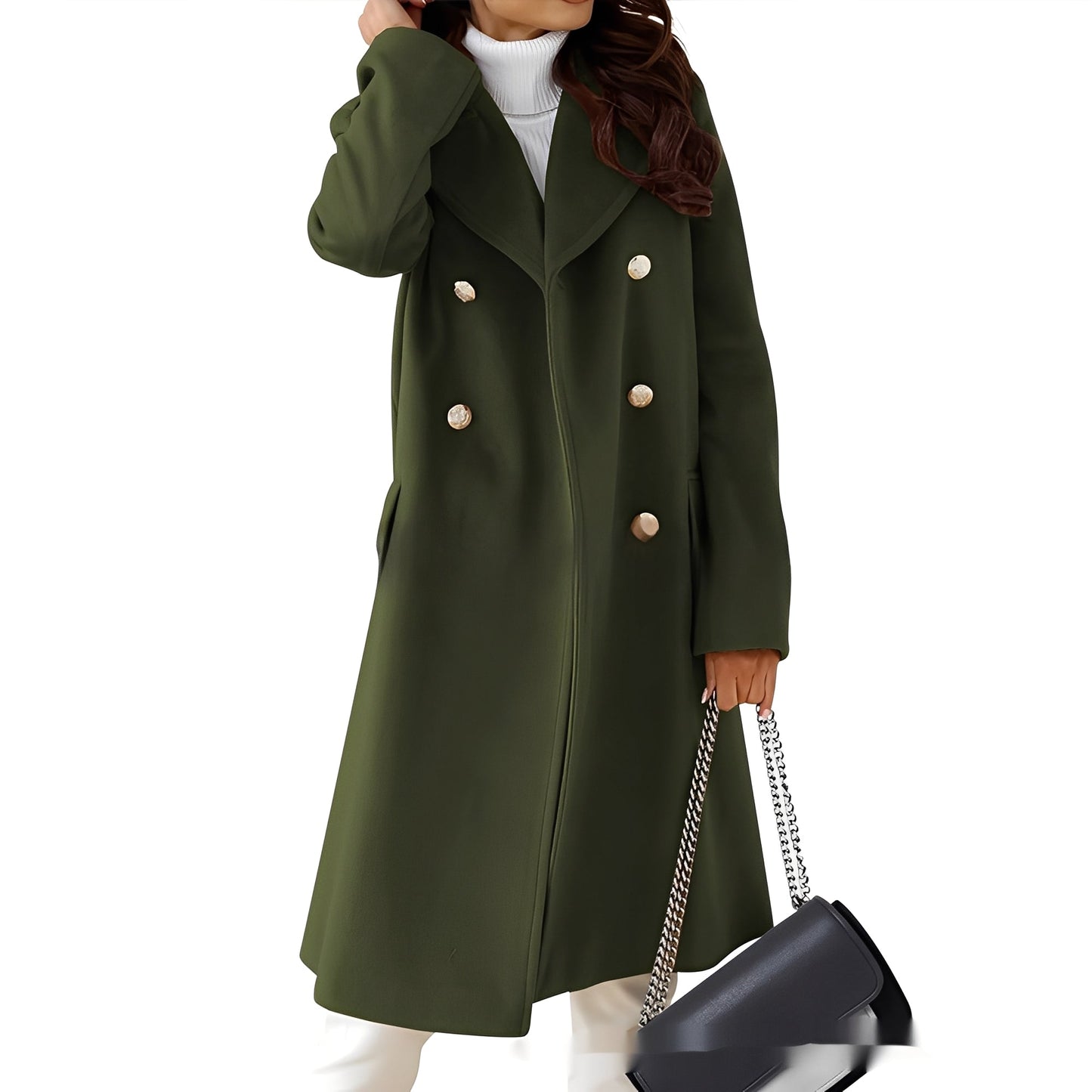 Amanda - Manta elegantă cu dublu rând pentru dame