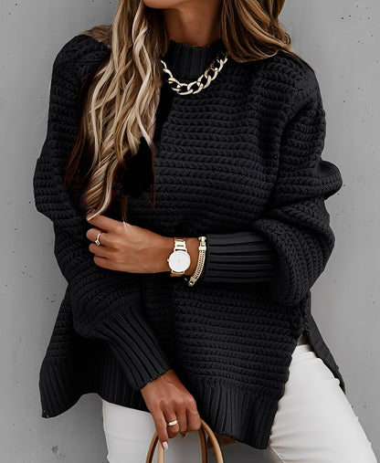 Paulene - Pulover tricotat oversize lejer pentru femei