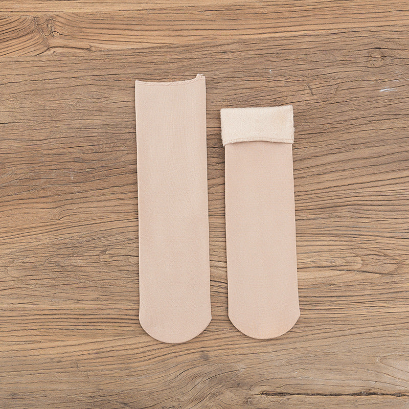 Gloria - Șosete de zăpadă din catifea caldă pentru femei