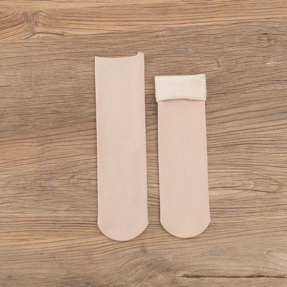 Gloria - Șosete de zăpadă din catifea caldă pentru femei