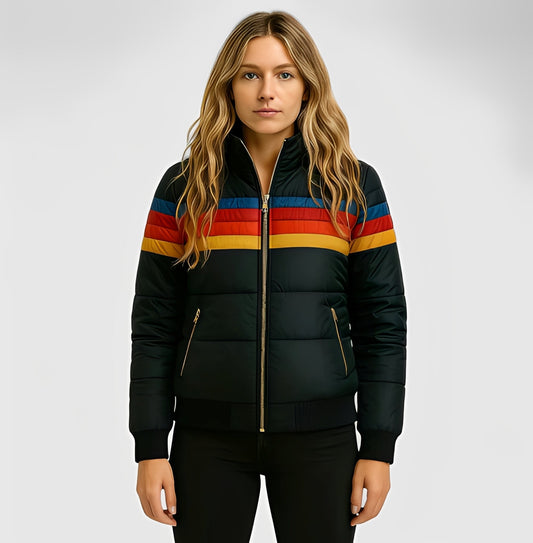 Hesterr - Pelerină de damă cu glugă de blană