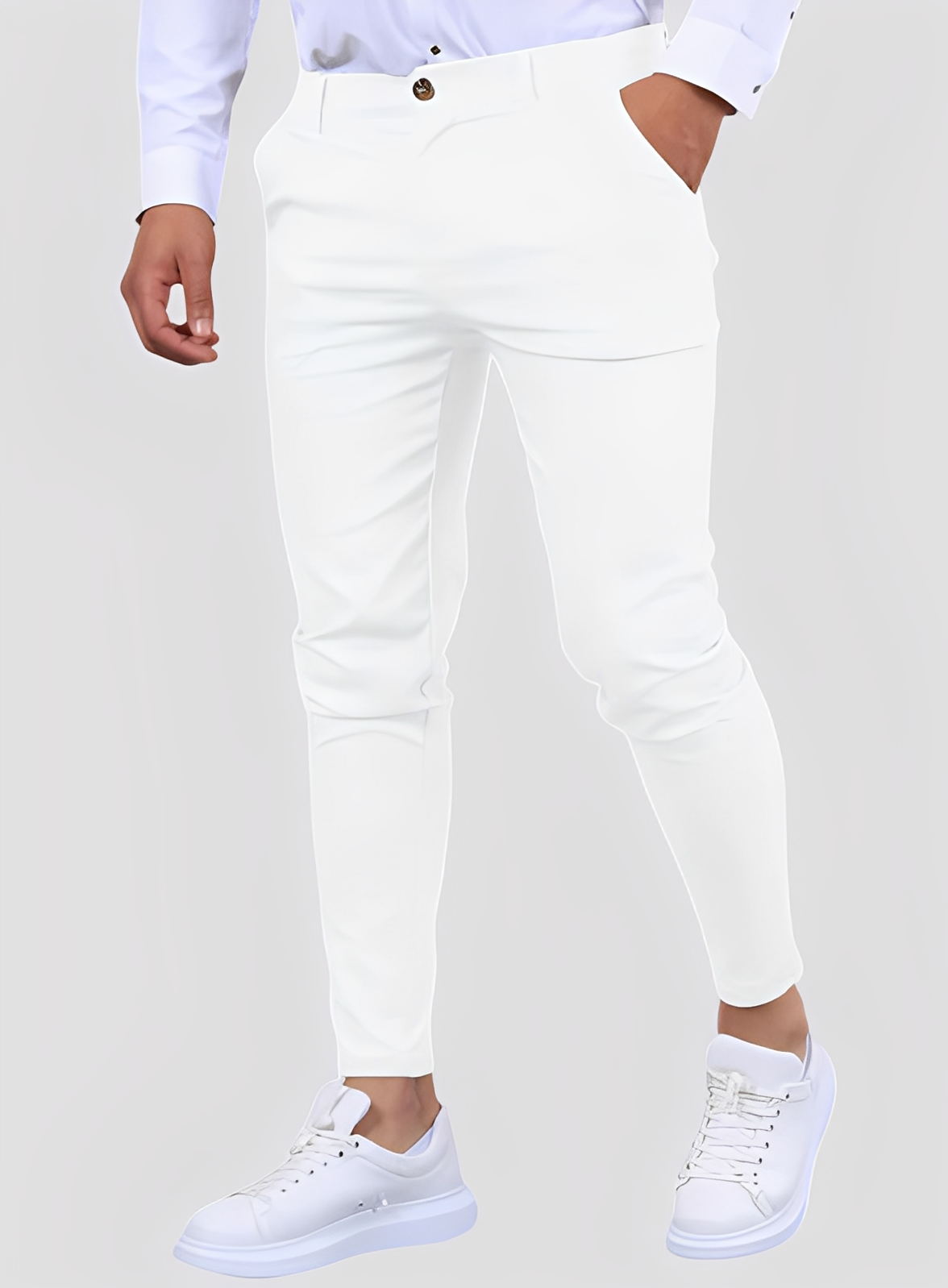 Reynard - Formale, elastice pantaloni skinny pentru bărbați