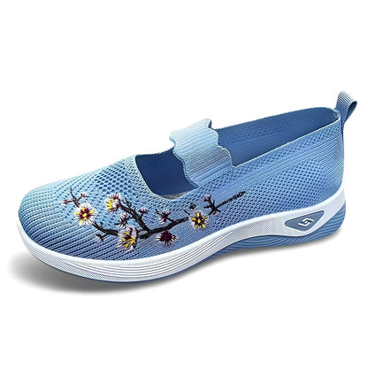 Jazmin - Încălțăminte casual, respirabilă cu broderie pentru femei