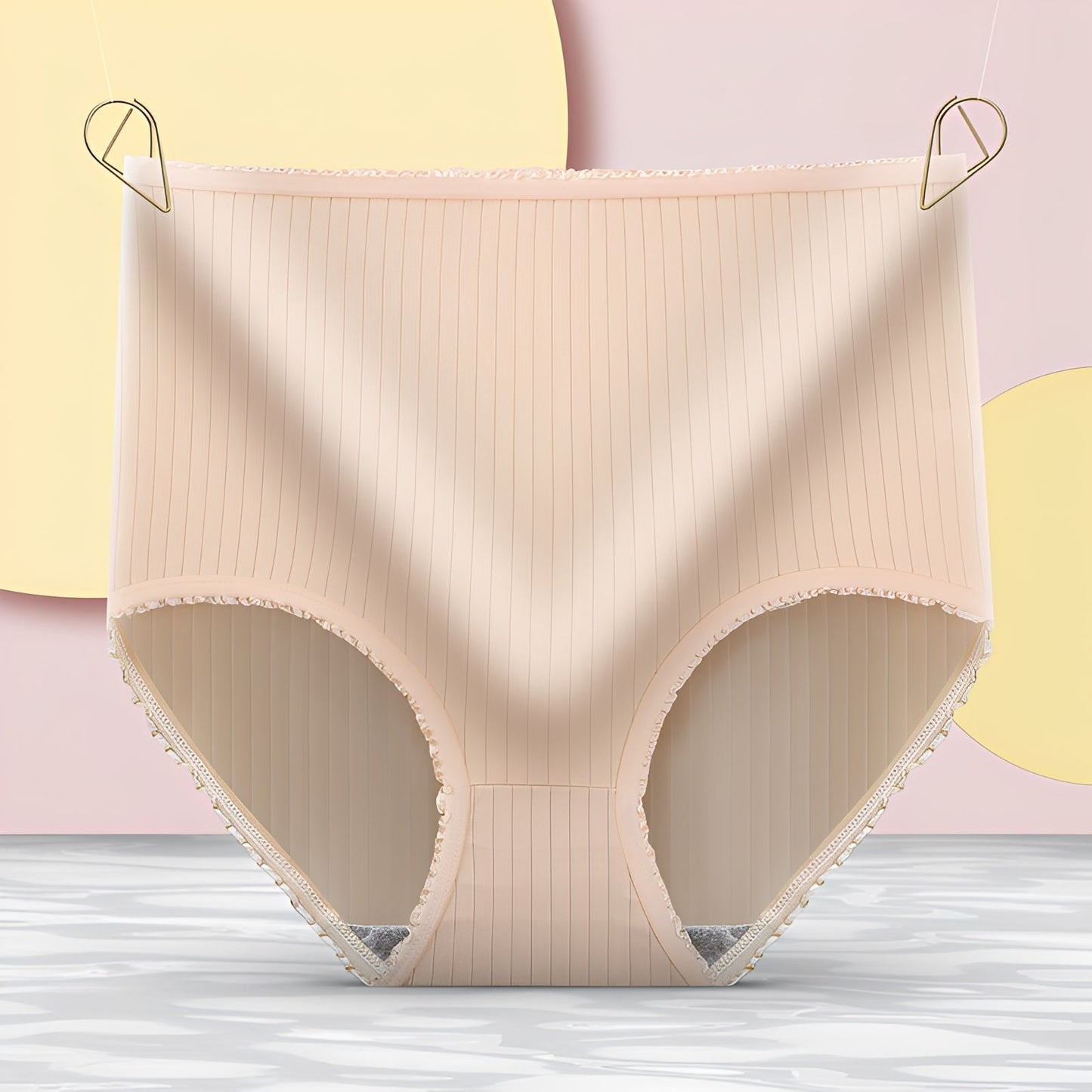 Jodie - Lenjerie intimă simplă cu talie înaltă pentru femei