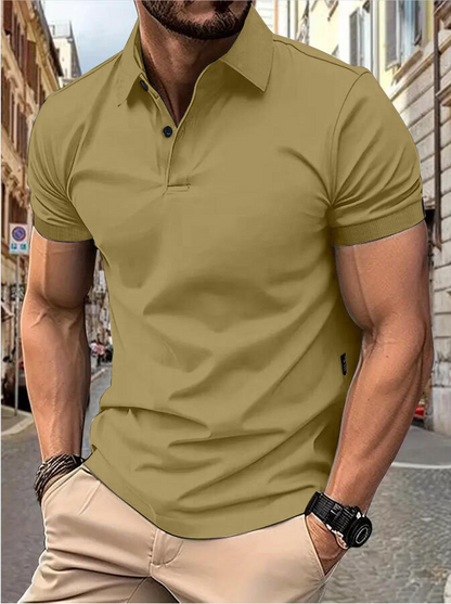 Blake - Tricou polo de vară pentru bărbați cu croială subțire
