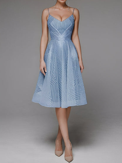 Anabelle - Rochie elegantă, fără mâneci, cu bretele pentru femei