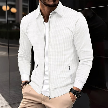 Anthony - Jachetă modernă cu buzunare cu fermoar pentru bărbați