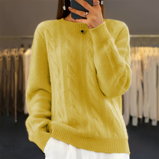 Jasmin - Pulover tricotat elegant pentru femei