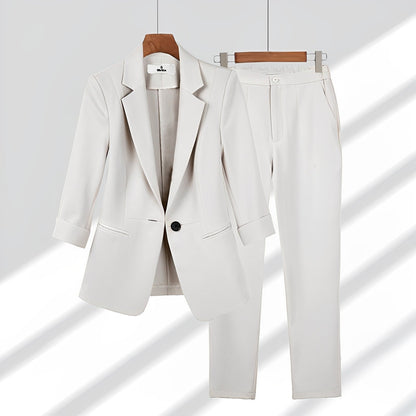 Cassarah - Set formal sacou și pantaloni pentru femei