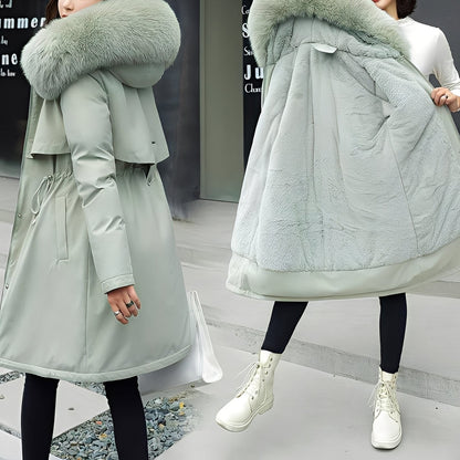 Evette - Stilouos, călduros, manta vătuit cu glugă pentru dame