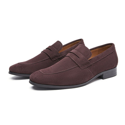 Terry - Pantofi slip-on din piele întoarsă pentru bărbați